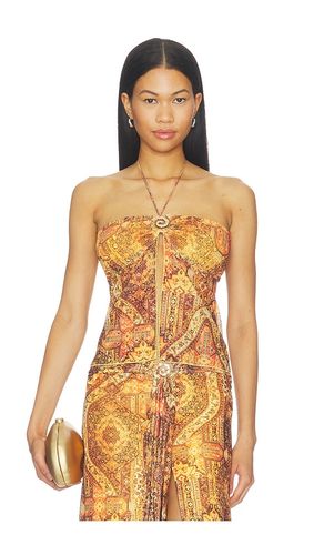 Skylar Sheer Halter Split Front Top en . Taille L. Also en M, S, XL, XS - Runaway The Label - Modalova