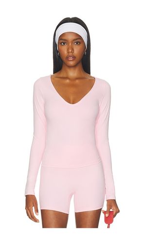 Zelda Low V-neck Long Sleeve Top en . Taille L. Also en M, S, XL, XS - Runaway The Label - Modalova