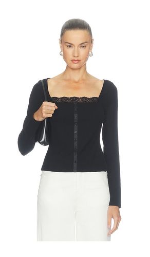 Lace Trim Long Sleeve Top en . Taille L. Also en - REVOLVE x JJ - Modalova