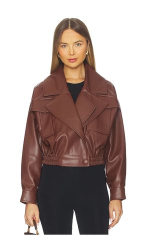 BLOUSON EN CUIR TAN LEA en . Taille L. Also en S, XS - SELMACILEK - Modalova