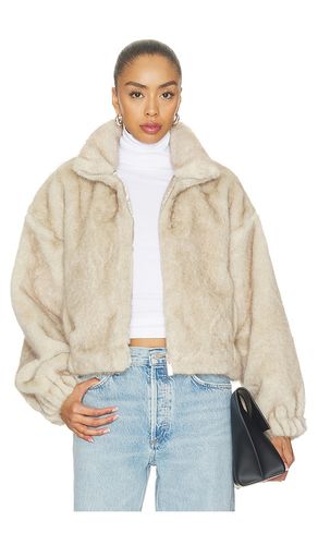 BLOUSON BOMBER IMITATION FOURRURE EVEREST en . Taille M. Also en S, XL, XS, XXS - Sanctuary - Modalova