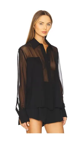 CHEMISE EN SOIE FLORE en . Taille L. Also en M - SANS FAFF - Modalova