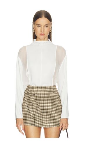 Mockneck Silkshirt en . Taille L. Also en M, S, XS - SANS FAFF - Modalova