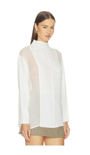 Mockneck Silkshirt en . Taille M. Also en S, XS - SANS FAFF - Modalova