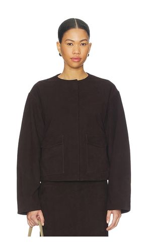 BOMBER COCOON EN DAIM en . Taille L. Also en S - St. Agni - Modalova