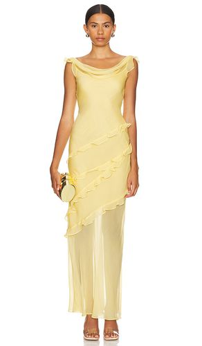 SALONI ROBE RENU in Yellow. Size 6 - SALONI - Modalova