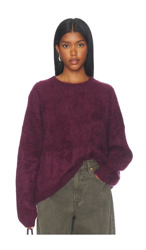 PULL BOYFRIEND COL ROND BROSSÉ en . Taille L. Also en M, S, XS - Soft Goat - Modalova