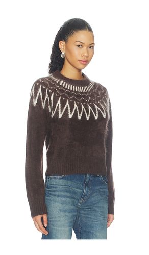 PULL FAIR ISLE MAILLE BROSSÉE en . Taille L. Also en M, S, XS - Soft Goat - Modalova