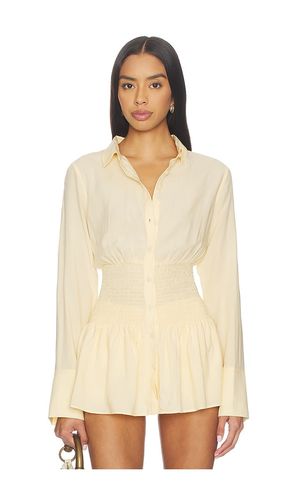 Adora Long Sleeve Shirred Shirt en . Taille L. Also en M, S, XS - SEVEN WONDERS - Modalova