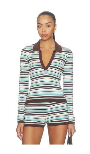 Xyla Collared Long Sleeve Knit Top en . Taille XS. Also en S, M, L, XL - SEVEN WONDERS - Modalova