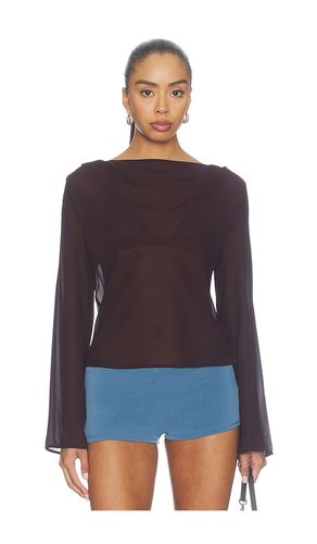 Luciana Boat Neck Long Sleeve Top en . Taille L. Also en M, S, XL, XS - SEVEN WONDERS - Modalova