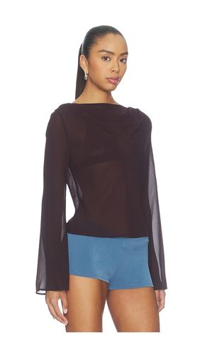 Luciana Boat Neck Long Sleeve Top en . Taille S. Also en - SEVEN WONDERS - Modalova