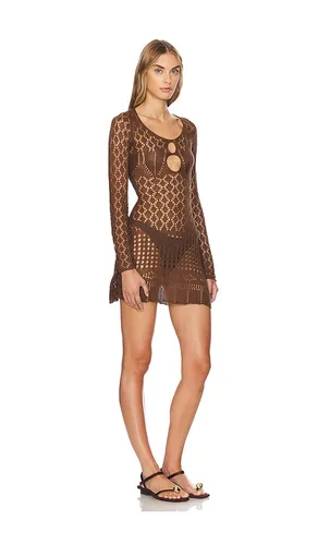 Long Sleeve Crochet Mini Dress en . Taille M. Also en - SNDYS - Modalova