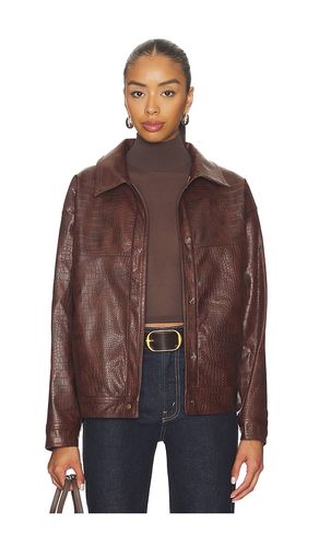 BLOUSON WENDY CROC PU LEATHER en . Taille L. Also en XS - SNDYS - Modalova