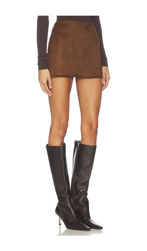 JUPE JACQUI FAUX SUEDE MINI en . Taille M. Also en S, XS - SNDYS - Modalova
