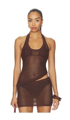 Casey Crochet Halter Top en . Taille L. Also en M, S, XL, XS, XXS - SNDYS - Modalova