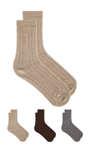 LOT DE 3 PAIRES DE CHAUSSETTES EN MÉRINOS LUX en - Stems - Modalova