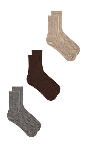LOT DE 3 PAIRES DE CHAUSSETTES EN MÉRINOS LUX en - Stems - Modalova