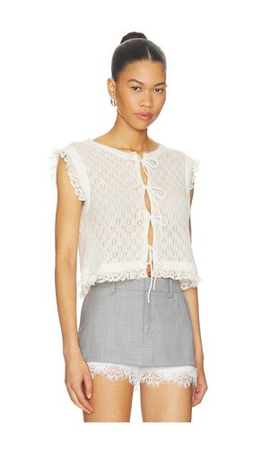 Teagan Knit Combo Vest en . Taille L. Also en M, S, XL - Sea - Modalova