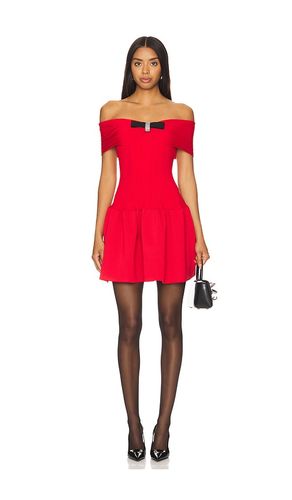 ROBE MINI AVEC NŒUD KNIT en . Taille M. Also en S, XS - self-portrait - Modalova