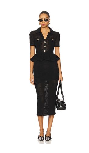 ROBE MIDI EN MAILLE CROCHET en . Taille L. Also en S - self-portrait - Modalova
