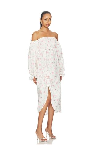 ROBE EN LIN AVEC DÉTAIL DE ROSE ATLANTA en . Taille M. Also en S, XS - Sleeper - Modalova