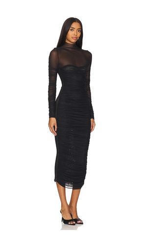 ROBE MI-LONGUE TRINA MESH RUCHED en . Taille XS. Also en S - SEROYA - Modalova