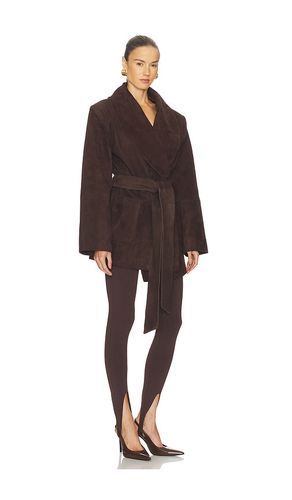 BLOUSON EN DAIM CHANDRA en . Taille L. Also en - SEROYA - Modalova