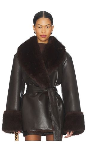 MANTEAU EN CUIR DALY en . Taille XXS. Also en XS, S, L - SEROYA - Modalova