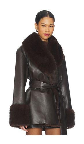 MANTEAU EN CUIR DALY en . Taille XXS. Also en XS, S, L - SEROYA - Modalova