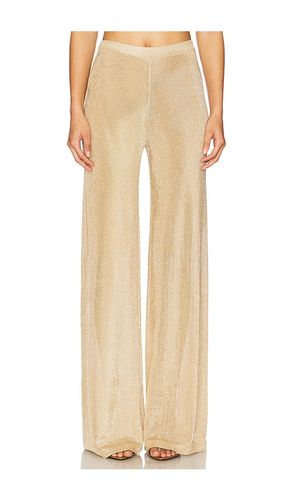 PANTALON EN MAILLE MÉTALLISÉE SHELDON en . Taille M. Also en S, XS - SEROYA - Modalova
