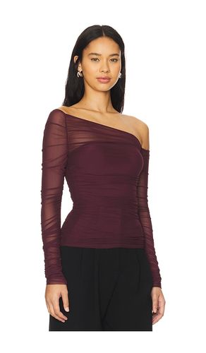 Shauna Asymetric Mesh Top en . Taille XXS. Also en XS, S, M - SEROYA - Modalova