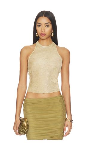 Minnie Metallic Knit Halter Top en . Taille L. Also en - SEROYA - Modalova