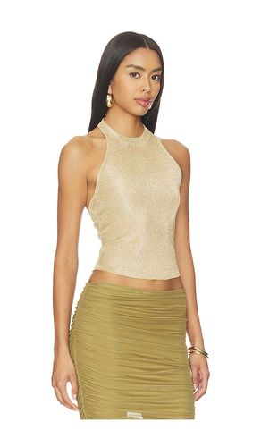 Minnie Metallic Knit Halter Top en . Taille L. Also en M - SEROYA - Modalova