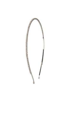 SHASHI BANDEAU in Metallic Silver - SHASHI - Modalova