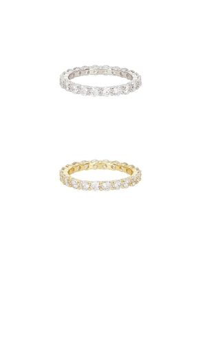 LOT DE BAGUES MANCHESTER en ,. Taille 5. Also en 6, 7, 8 - SHASHI - Modalova