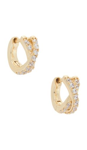 BOUCLES D'OREILLES STACI PAVE en - SHASHI - Modalova