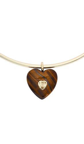 SHASHI SAUTOIR PENDENTIF en Brown - SHASHI - Modalova