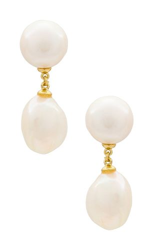 BOUCLES D'OREILLES PERLE en - SHASHI - Modalova