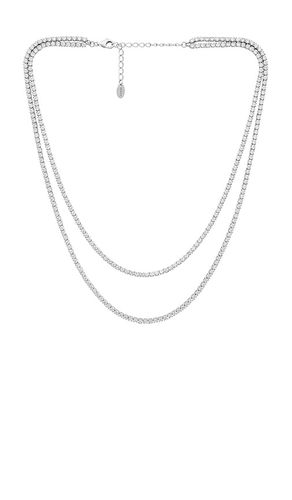 COLLIER DIAMOND TENNIS LAYERED in - SHASHI - Modalova