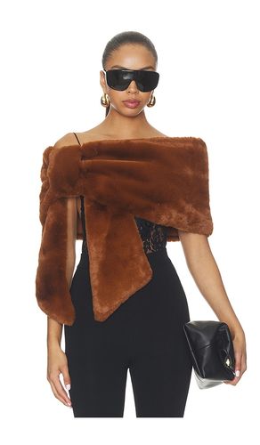 CAPE FAUX FUR BOW en - Shushu/Tong - Modalova