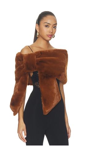 CAPE FAUX FUR BOW en - Shushu/Tong - Modalova