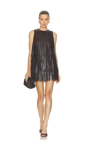 ROBE SINA FAUX LEATHER FRINGE en . Taille L. Also en M, S - SIMONMILLER - Modalova