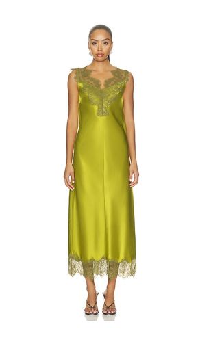 ROBE BEA SATIN LACE MIDI en . Taille L. Also en S - SIMONMILLER - Modalova