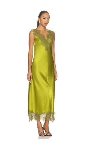 ROBE BEA SATIN LACE MIDI en . Taille S. Also en - SIMONMILLER - Modalova