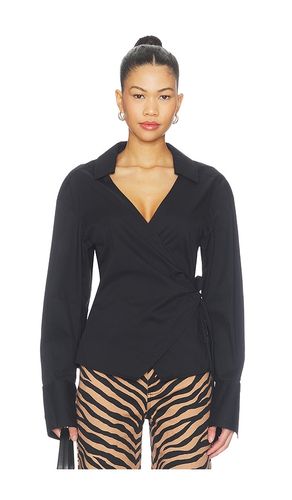 Anya Poplin Wrap Top en . Taille XS. Also en S, M, L - SIMONMILLER - Modalova