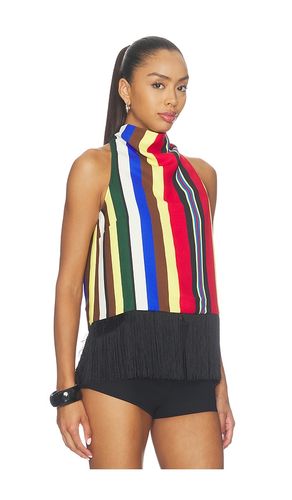 Tia Crepe Fringe Top en . Taille L. Also en S - SIMONMILLER - Modalova