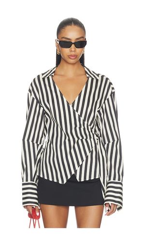 Anya Poplin Wrap Top en & . Taille L. Also en M, S, XS - SIMONMILLER - Modalova