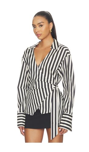 Anya Poplin Wrap Top en & . Taille XS. Also en S, M, L - SIMONMILLER - Modalova