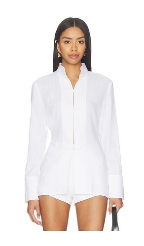 Martina Linen Top en . Taille 0. Also en 00, 10, 12, 2, 4, 6, 8 - SAU LEE - Modalova